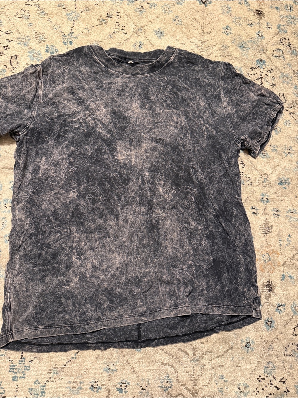Lululemon Washed Black Short-Sleeve Tee